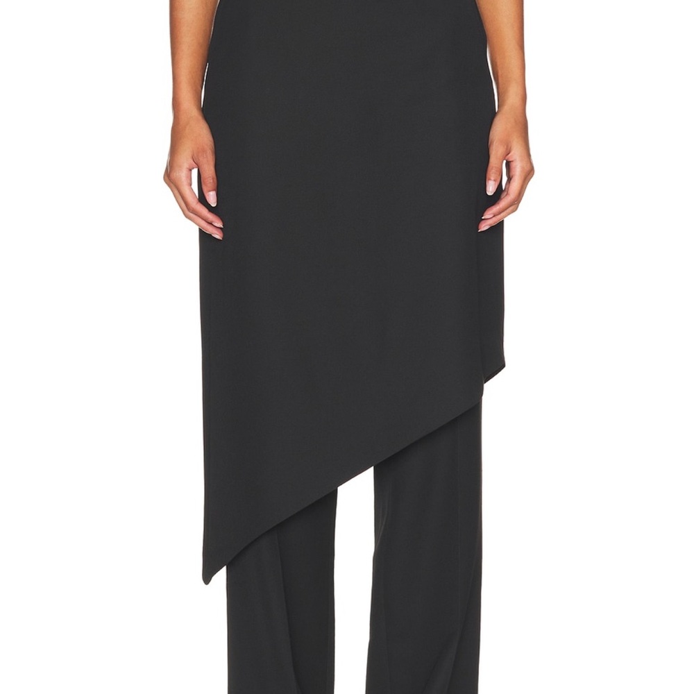 Chic Black Asymmetrical Skirt